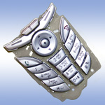 Русифицированная клавиатура для Motorola C380 Silver